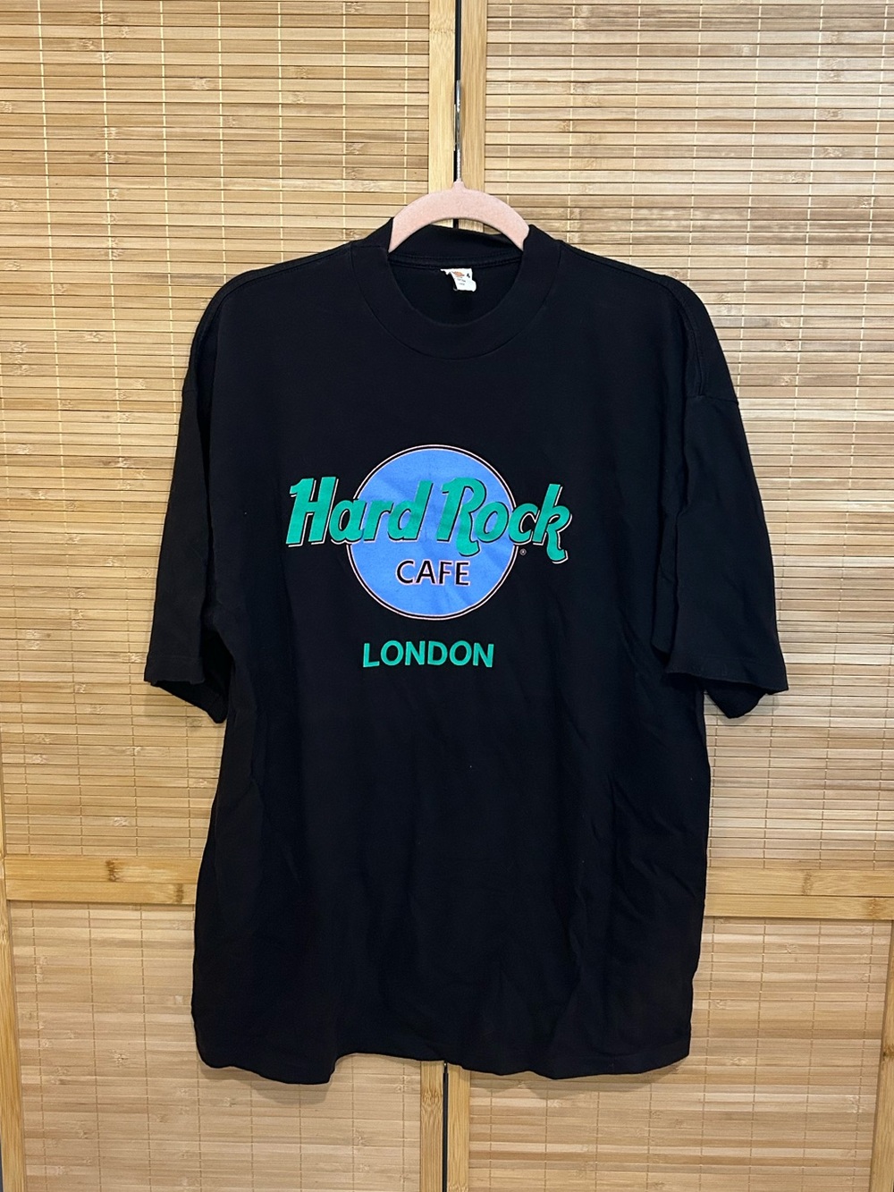 Vintage Hard Rock Cafe London black t-shirt tee 90s unisex large men’s